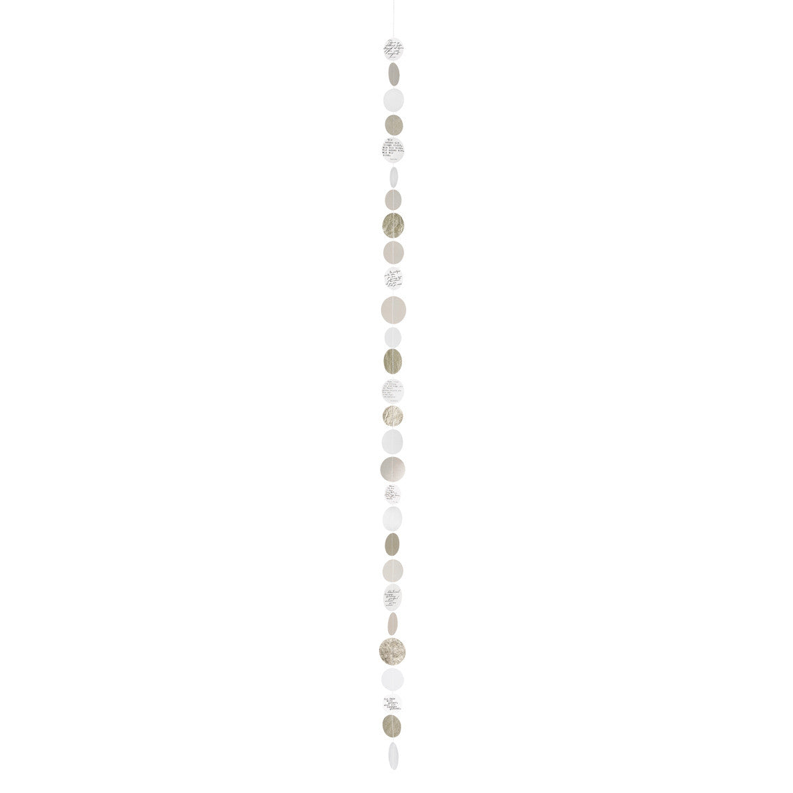 Kreiskette klein silber/gold