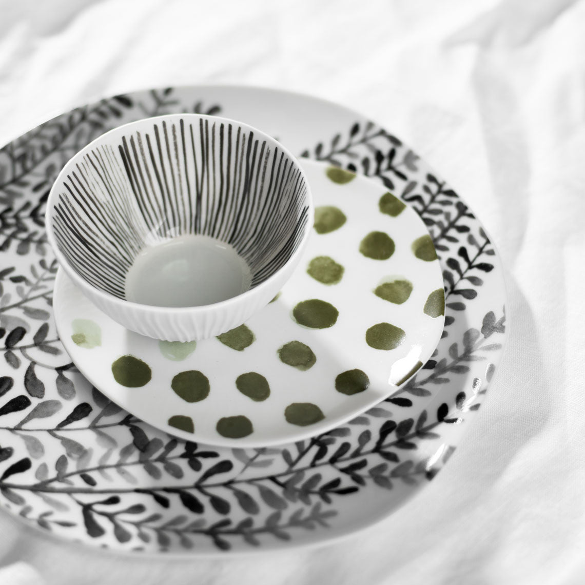 Dipschale Streifen - Mix & Match