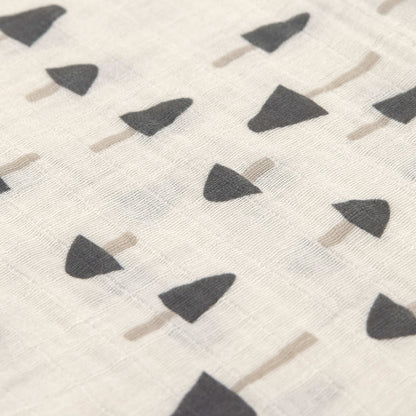 Spucktuch Tannen olivgrün Swaddle & Burp Blanket L