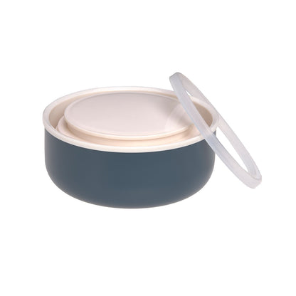 Thermobehälter Happy Prints Dunkelblau-350ml