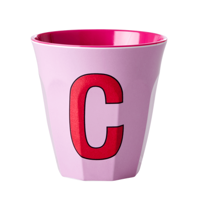 Buchstabenbecher Pink C
