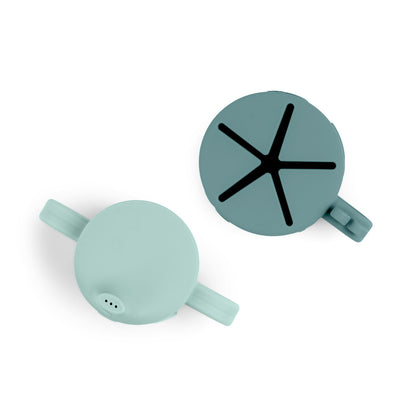 Peekaboo Snack & Trinkbecher Set Deer friends Blau