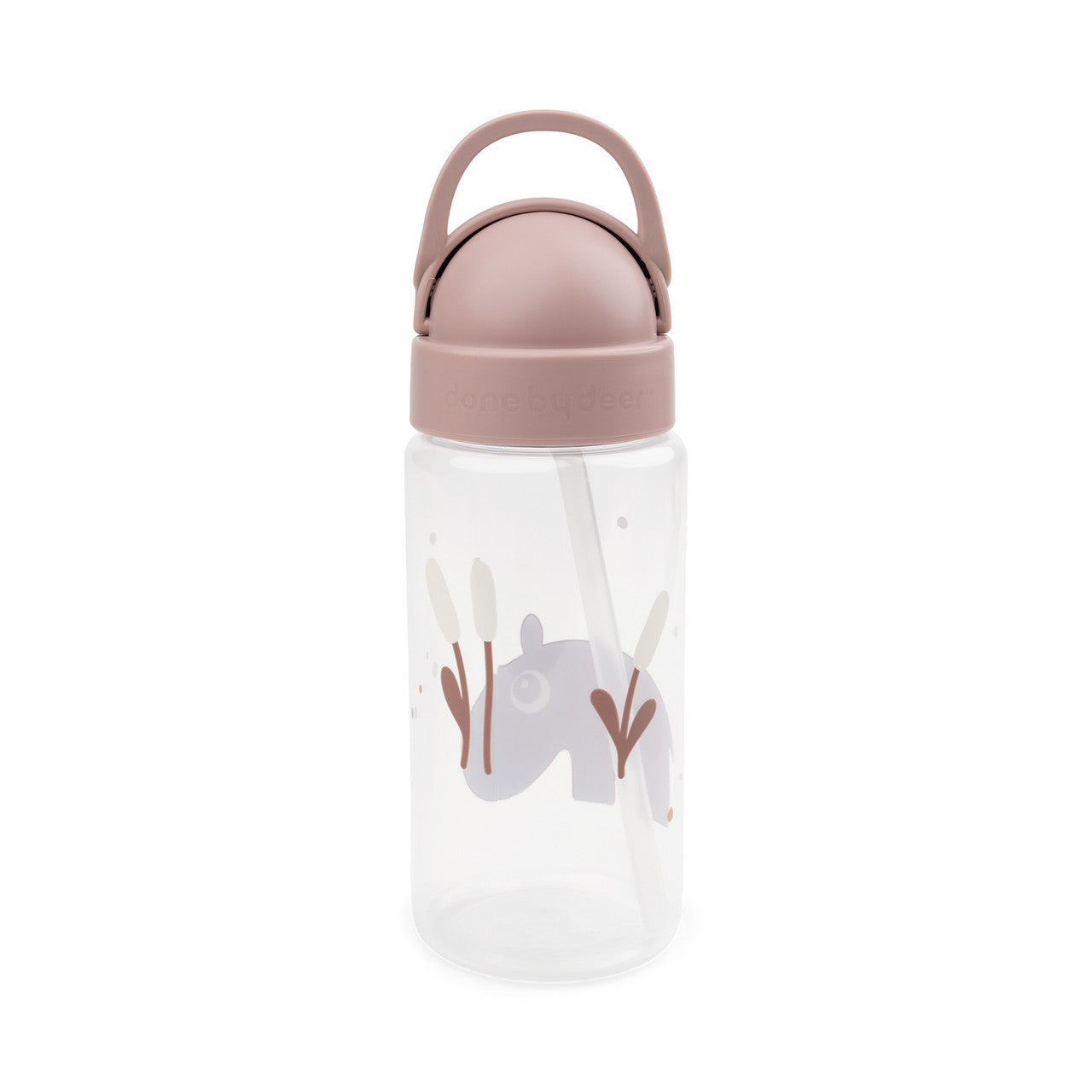 Trinkflasche mit Strohhalm Ozzo