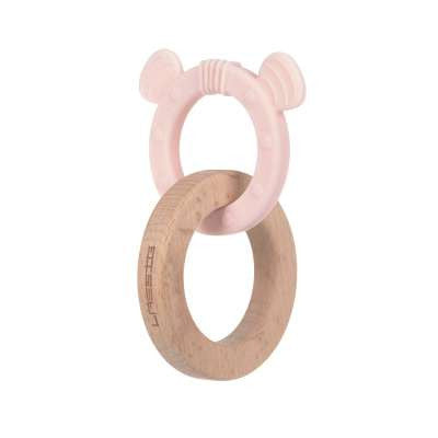 Holz Greifling mit Beißhilfe Teether Little Chums Mouse