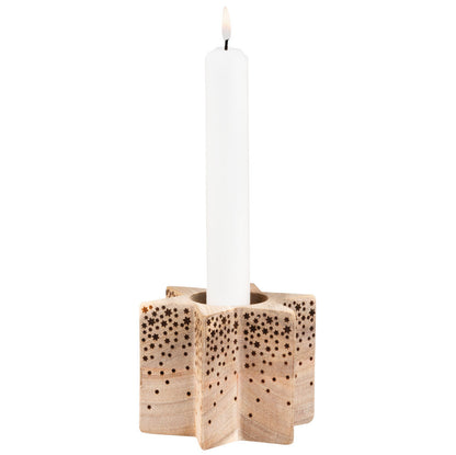 Holzstern mittel