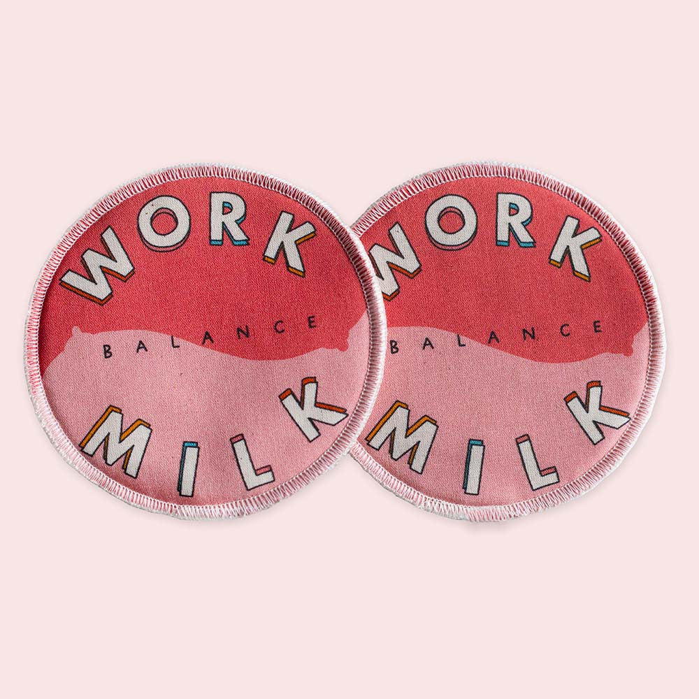 Waschbare Stilleinlagen 1 Paar WorkMilkBalance