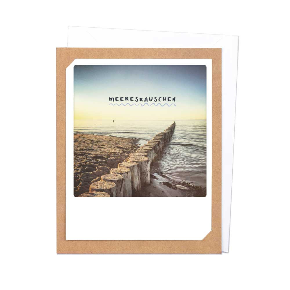 Photo-Klappkarte - Meeresrauschen