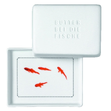 Butterdose groß Butter bei die Fische