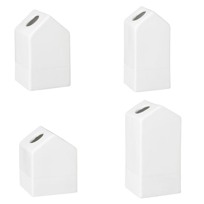 Mini-Vasen Häuser - Set aus 4