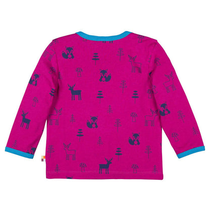 Langarm-Shirt Woll-Anteil - Orchid - Loud+Proud