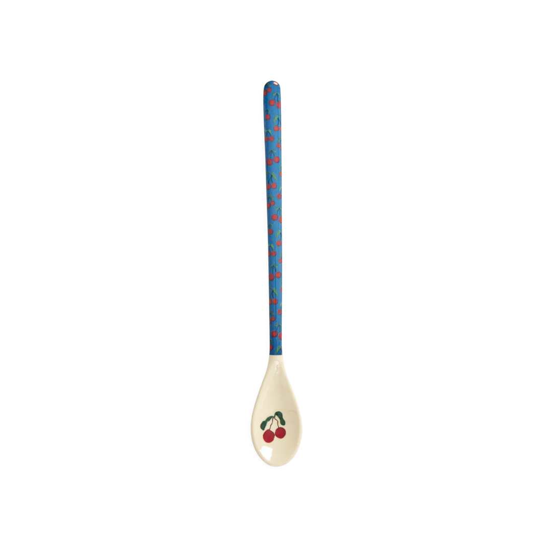 Melamin Latte-Löffel Cherry Love Print
