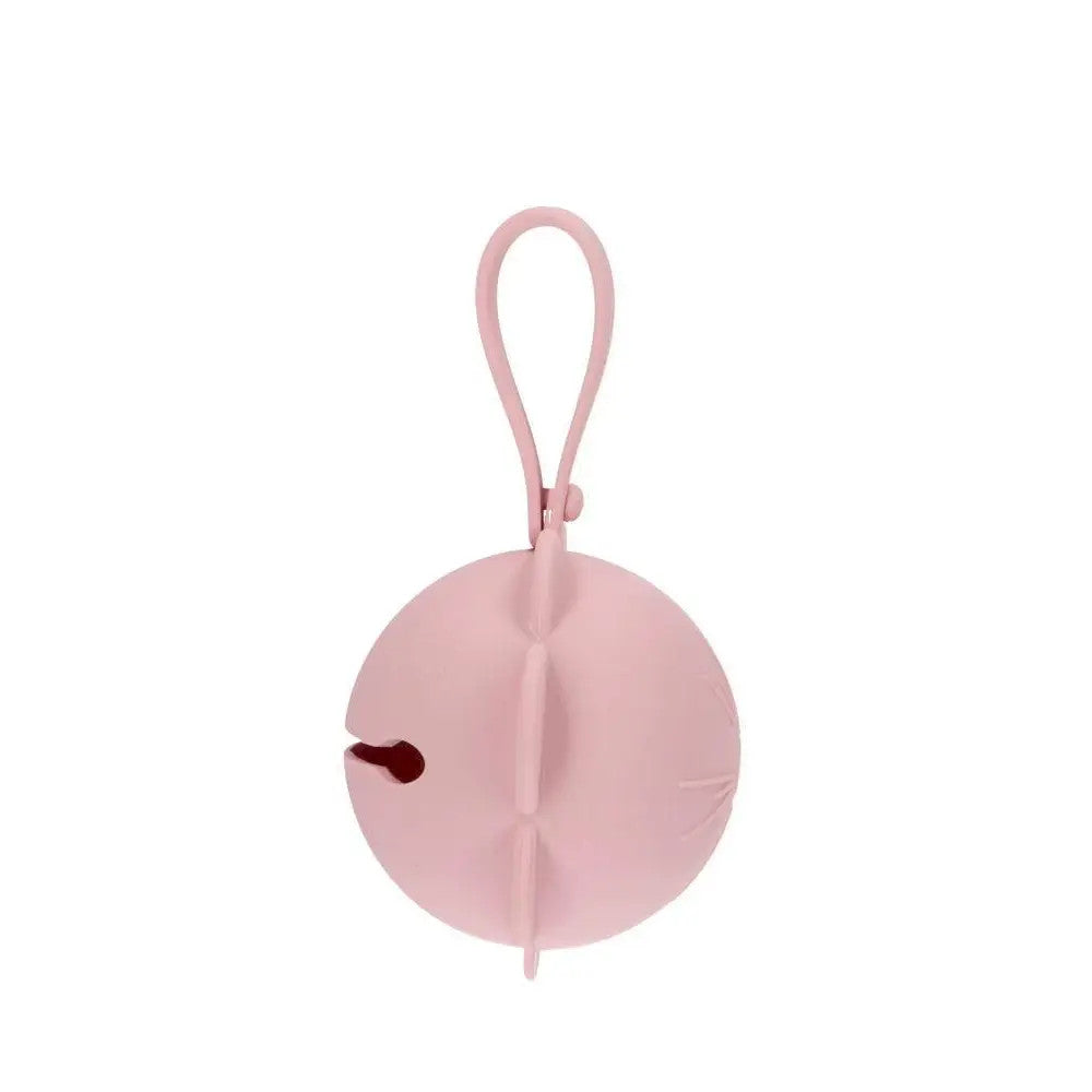 Schnullerhalter Baby Silikon Blume Pink
