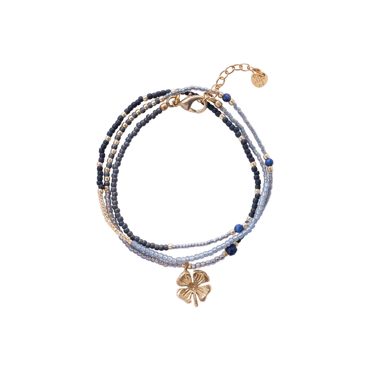 Feel Lapislazuli Goldfarbig Halskette