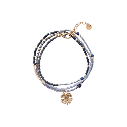 Feel Lapislazuli Goldfarbig Halskette