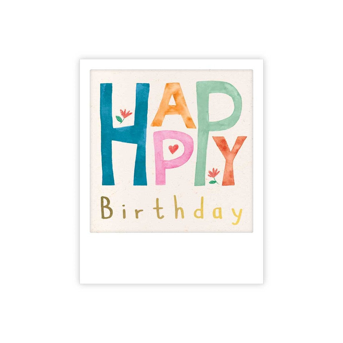 Kleine Postkarte - Happy Happy Birthday