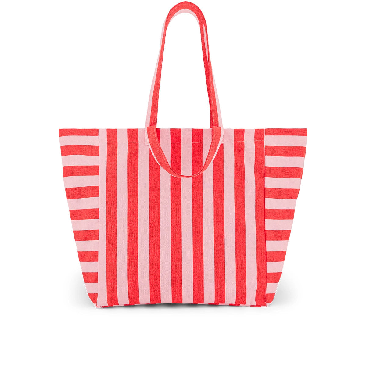 Einkaufstasche Elisa Streifen Tomate Candy Pink