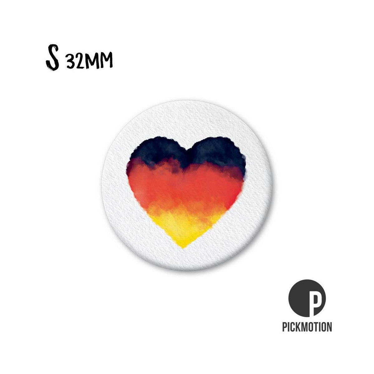Magnet S - Watercolor Heart Germany