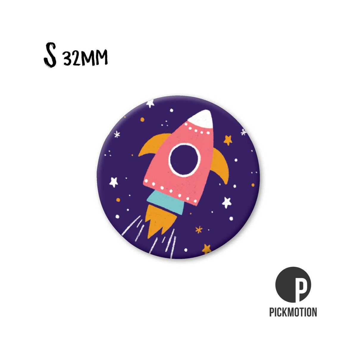 Magnet S - Space Rocket