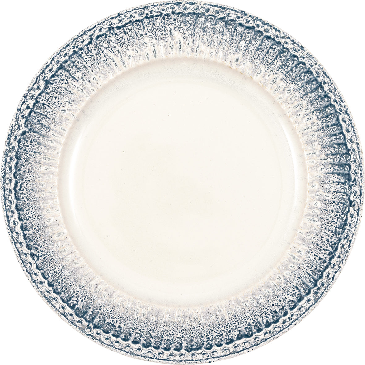 Speiseteller Alice - ripple blue