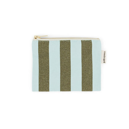 Geldbörse Marie Streifen Aqua Olive