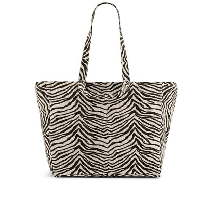 Einkaufstasche Elisa Zebra Beige