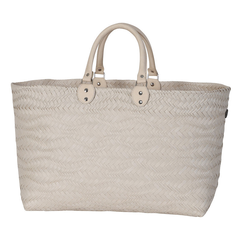 Dune - Shopper size M mit Kunstlederhenkel - Champagne