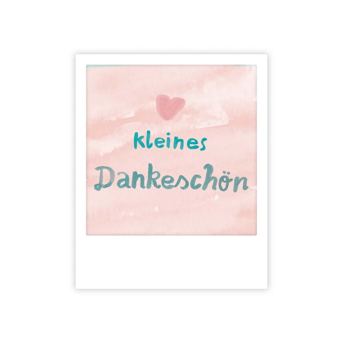 Kleine Postkarte - Kleines Dankeschön