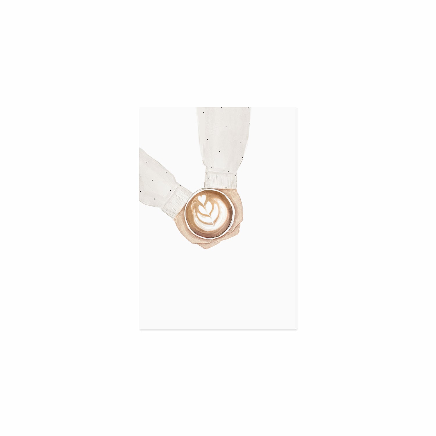 Postkarte Coffee