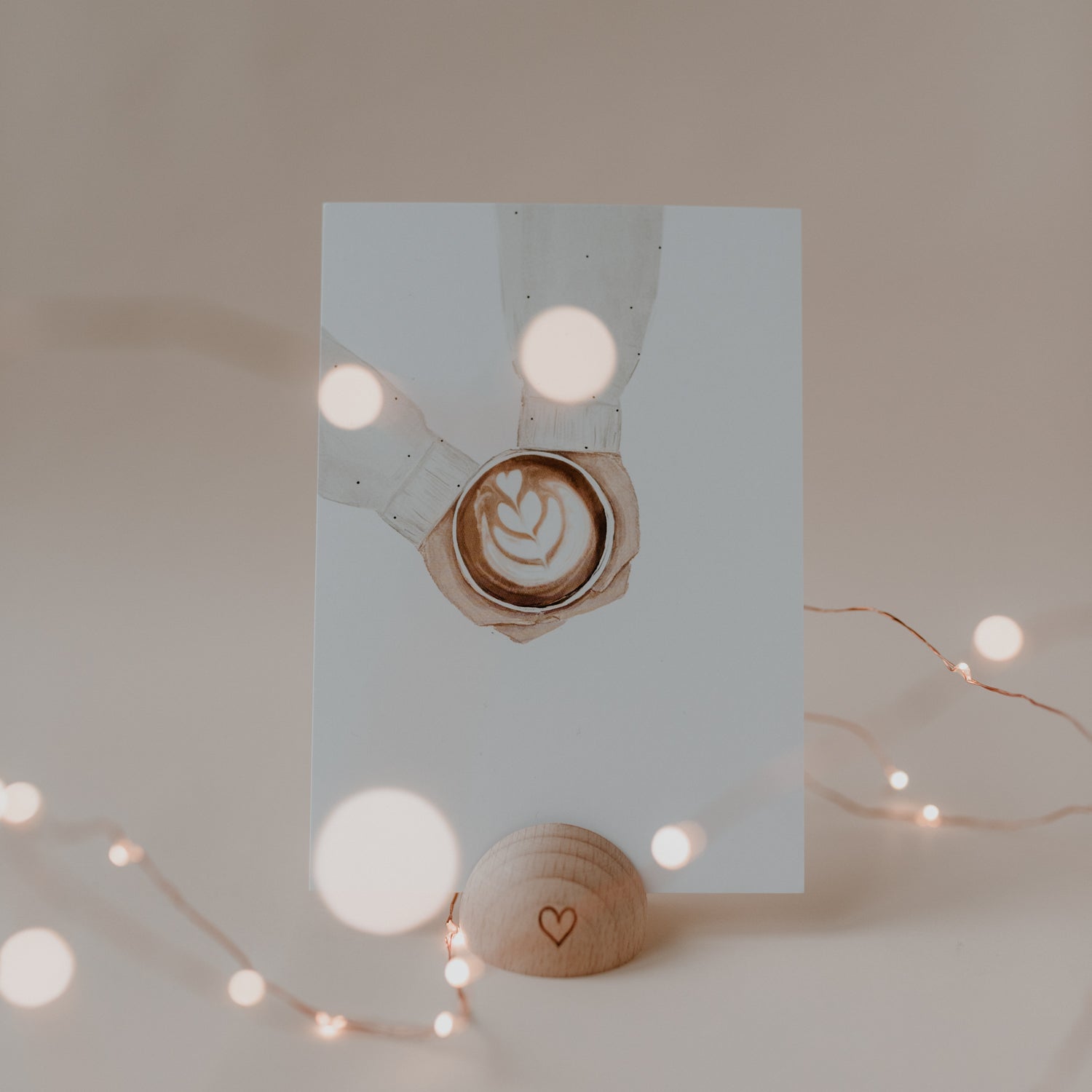Postkarte Coffee